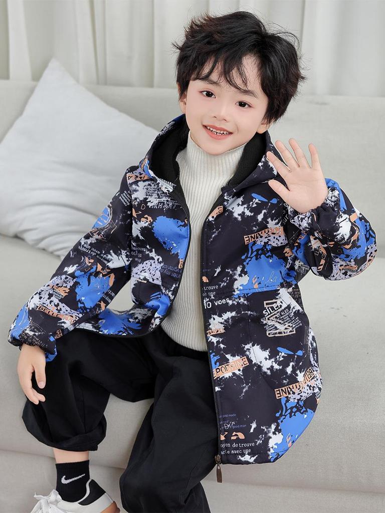 Unisex Cartoon Baby Smock: Autumn/Winter Down Jacket Outerwear, Meal-Protecting Clothing.