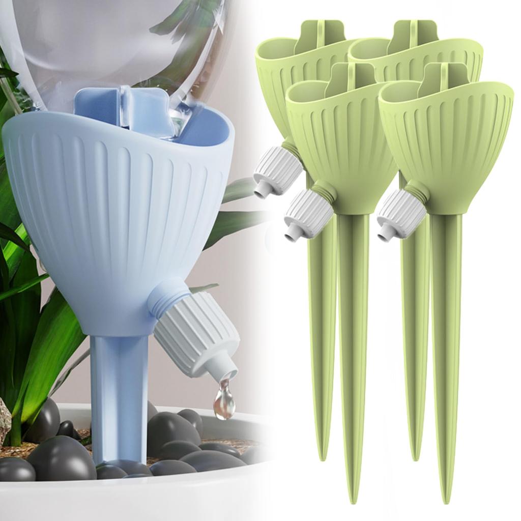 Adjustable Flow Lazy Flowerpot Automatic Potted Plant Watering Device Drip Water Switch Control Irrigation System Water Dropper