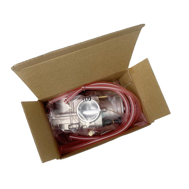 Laser-Marked Black/Red Competition PWK KR Carburetor 24-34mm for ATV Racing