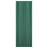 Vidaxl Roof Panels, 12 Pcs., Powder-Coated Steel, 100X36 Cm