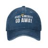 Baseball Cap Make America Go Away Summer Yk Cool Hip Hop Hats  Women Unisex Custom Logo Running Hippie High Quality Baseball Caps