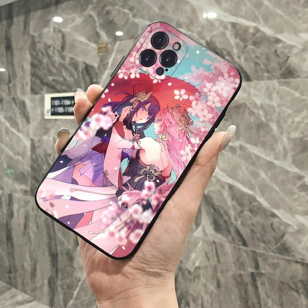 Genshin Impact Yae Miko Phone Case For IPhone 15 14 11 12 13 Mini Pro XS Max Cover 6 7 8 Plus X XR SE 2020 Funda Shell