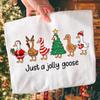Silly Goose Christmas Shirt, Funny Humor Meme Shirt, Vintage Holiday Humor, Sarcastic Cute Christmas Tree Shirt, Trendy