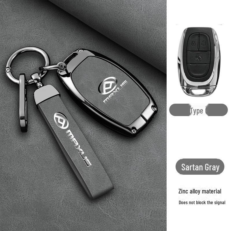 Capa de Chave SAIC Maxus D90 para Carro Maxus G50 2019 Feminino, Carcaça de Metal de Alta Qualidade com Fivela.