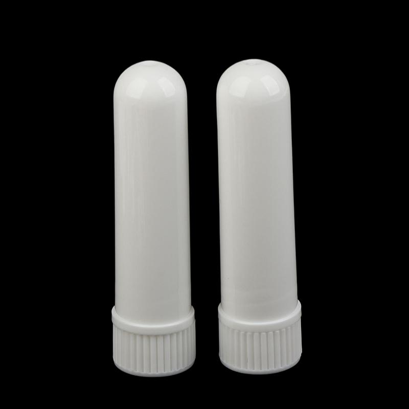 10Pcs Essential Oil Blank Inhaler Tubes Comes Inhaler Stick With Cotton Wicks, Refillable, Dropper