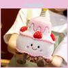 Doll Gift Birthday Cake Plush For Kids Strawberry Cake Pillow Stuffed Animals Funny Plushies Toys Multiuse Party Decoration Companion