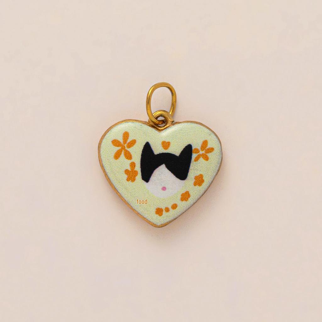 18K Gold Vacuum-Plated Animal and Plant Pendant, DIY Base, Stainless Steel