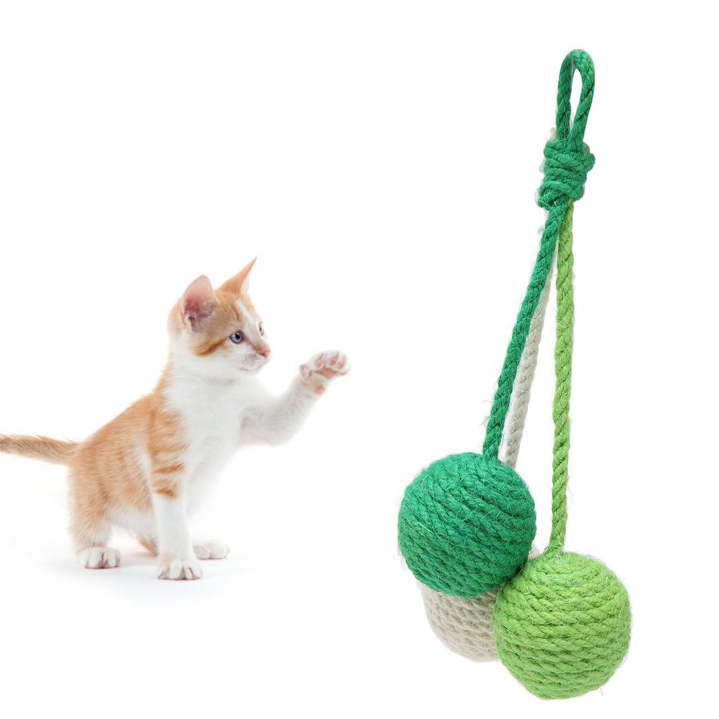 Cat Yarn  s Comfortable Grinding Claws Bite Resistant Interactive Chewing Cat Rattle   for Cats Kittens