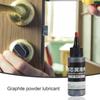 Grafit pentru încuietori 50 ml Pulbere uscată de grafit natural Lubrifiant Tub cu ac Pulbere de lubrifiant Lubrifiant portabil multifuncțional de blocare