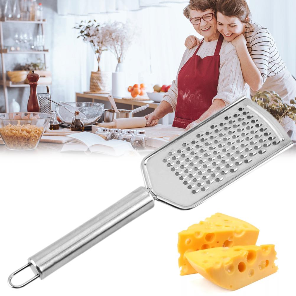 Stainless Steel Cheese Grater Ginger Shredder Kitchen Tool Silver
