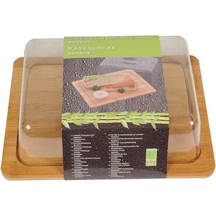 Boîte à fromage - Bambou - Dimensions 26x20x8 cm - Conservation optimale - Élégante
