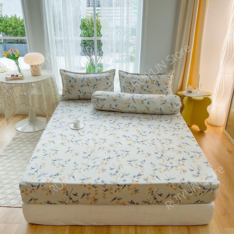 Nové tištěné prostěradlo s gumou, potah na matraci, potah na prostěradlo s gumičkou, protiskluzové prostěradlo, prachotěsný chránič matrace