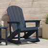 Adirondack Swing Chair Navy Blue 92 x 73.5 x 92 cm HDPE