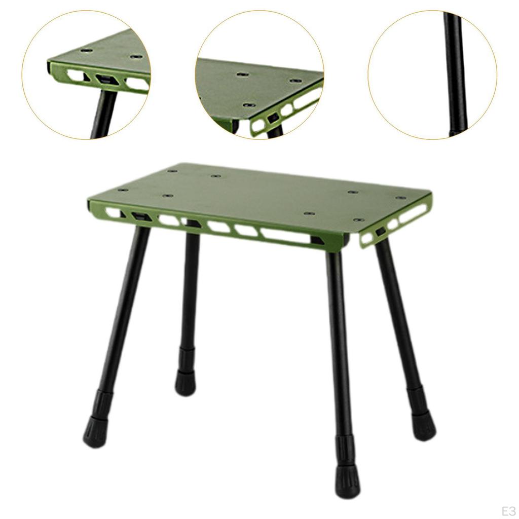 Camping Table Picnic Lightweight Camp Stool Portable Small Chair for Travel Hiking