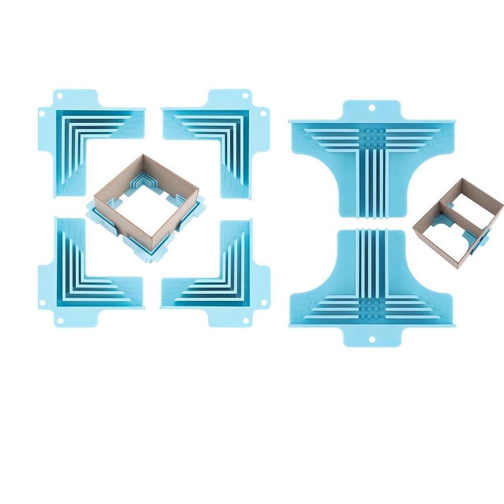 4/6Pcs Corner Holding Design Corner Assembly Clamps Paper Scrapbooking Tool Guides For Chipboard Cartonnage Corner Tool
