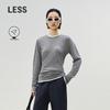 Slim Fit Round Neck Long Sleeve Pullover