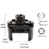 Cast steel Two Jaws Oil Filter Wrench Adjustable Multifunction Heavy-Duty Metal Separator U Type 60-80mm