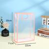 Transparent Plastic Gift Bag with Handle Reusable PP Material Packaging Bag Suitable for Weddings Valentine's Day Birthday Parties Business Occasions
