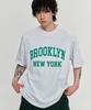 PAPERBOY Brooklyn New York Short Sleeve T-Shirt - White Melange