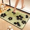 Diatomaceous earth bathroom mat, absorbent mat, quick-drying, non-slip mat for bathroom/toilet entrance, toilet/bathroom mat