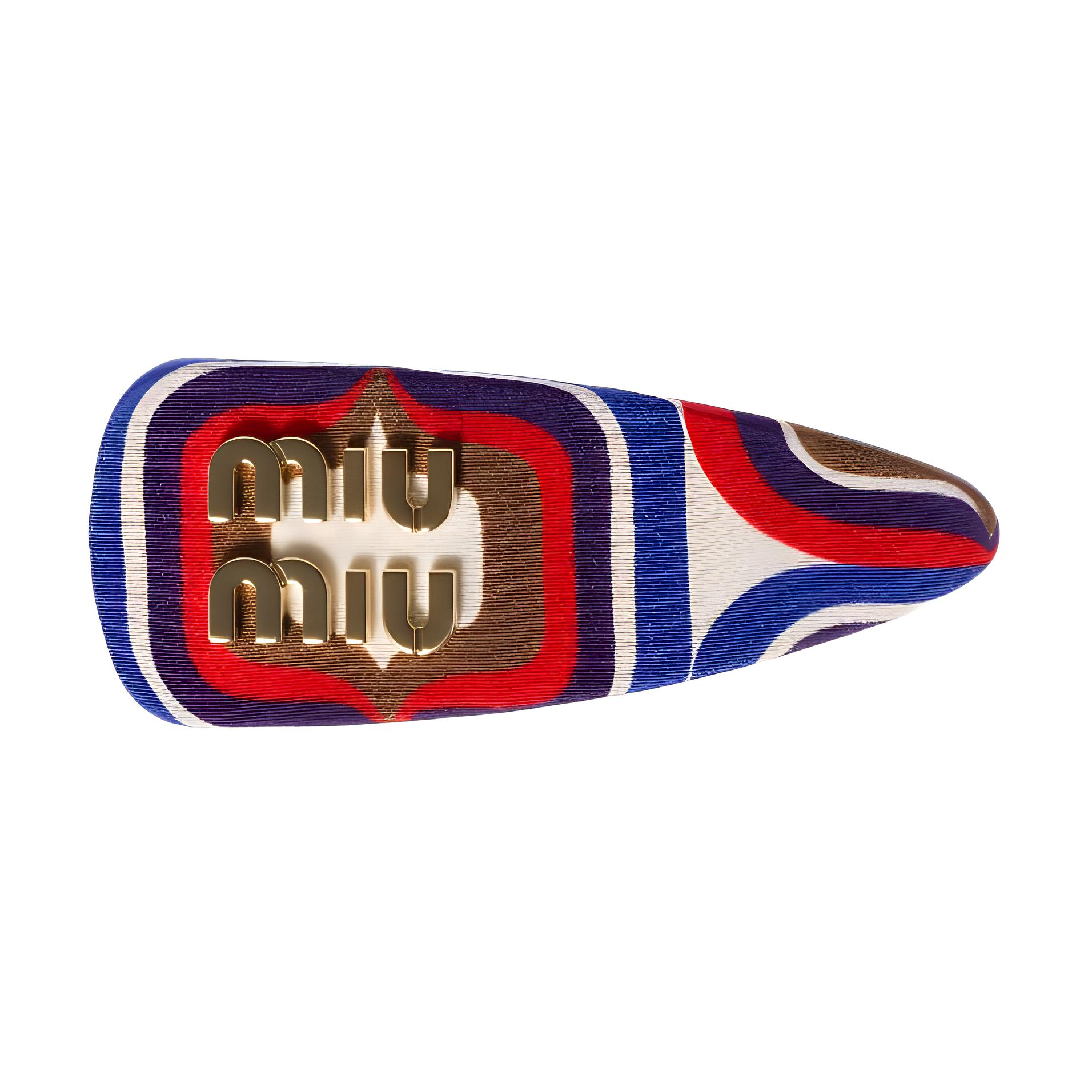 

Miu Miu Original Design Metal Silk Hair Clip Women accessories Multicolor 5IF092_166W_F0B23 TU,Multicolor