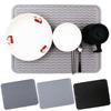Foldable Non-slip Draining Pad Wave Table Mat Silicone Drying Mat Heat Insulation Pad Placemat