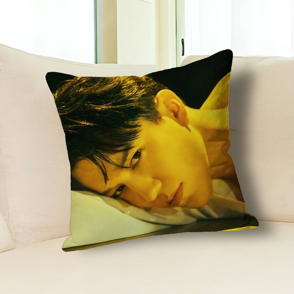 Singer D-Dimash K-Kudaibergens Celebrity Merchandise All-Match Printed Pillow Case Sofa Car Office Room Decoration Protector
