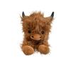 Kawaii Lying Highland Cow Plush Toy Soft Stuffed Animals Doll Highland Cow Puppet Cute Plushie Kawaii Kids Xmas Gifts Home Decor