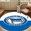 Hertha Bsc Berlin Crest Round mat Home Decor, Chair rug For livingroom,Bedroom, doormat home decor Birthday Gift Christmas Gifts