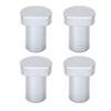 4 Pcs Bench Dogs 19mm Diameter Workbench Peg Aluminum Alloy High Strength Woodworking Desktop Stop