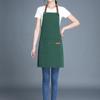 Adjustable Waterproof & Oil-proof Printed Apron with Logo and Text, Thickened Material, Stain-resistant, with Neck Strap.