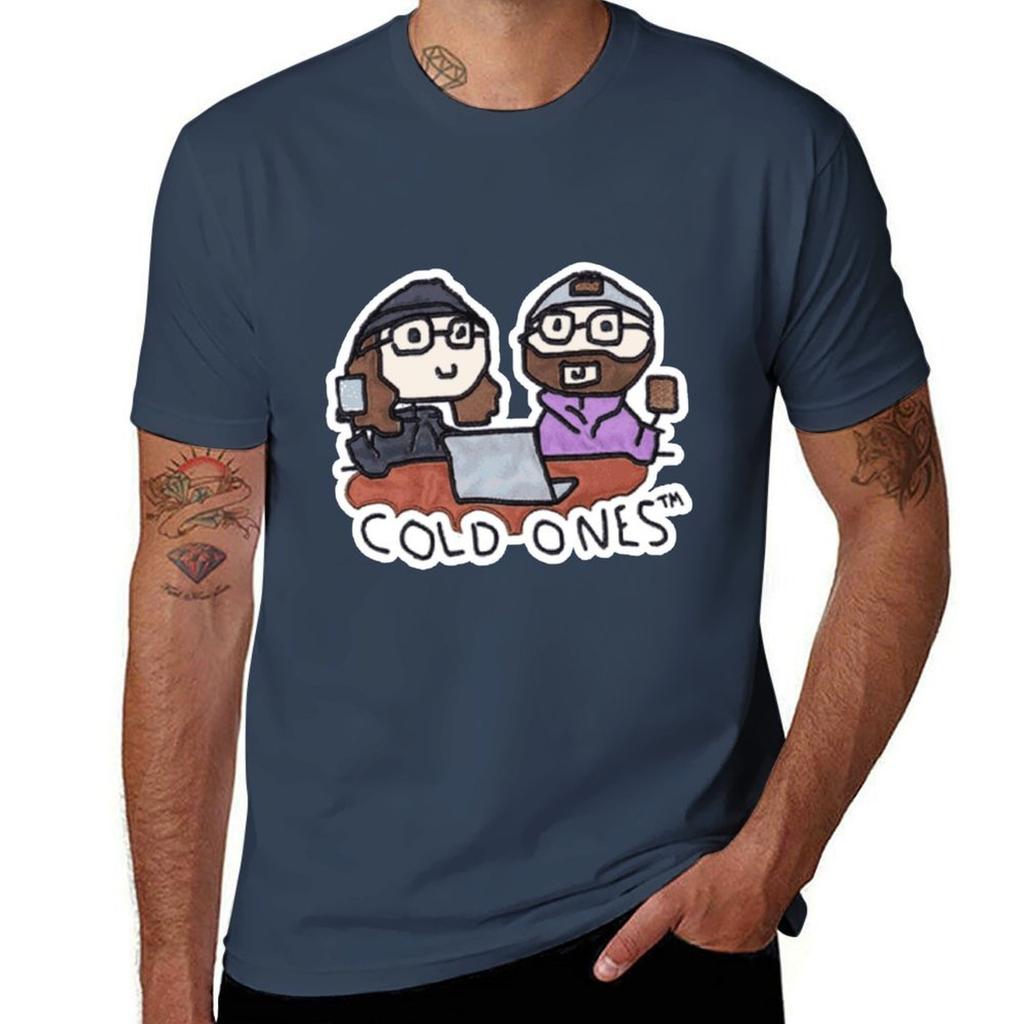 Cold Ones Doodle Tshirt Casual Daily Graphic Tee