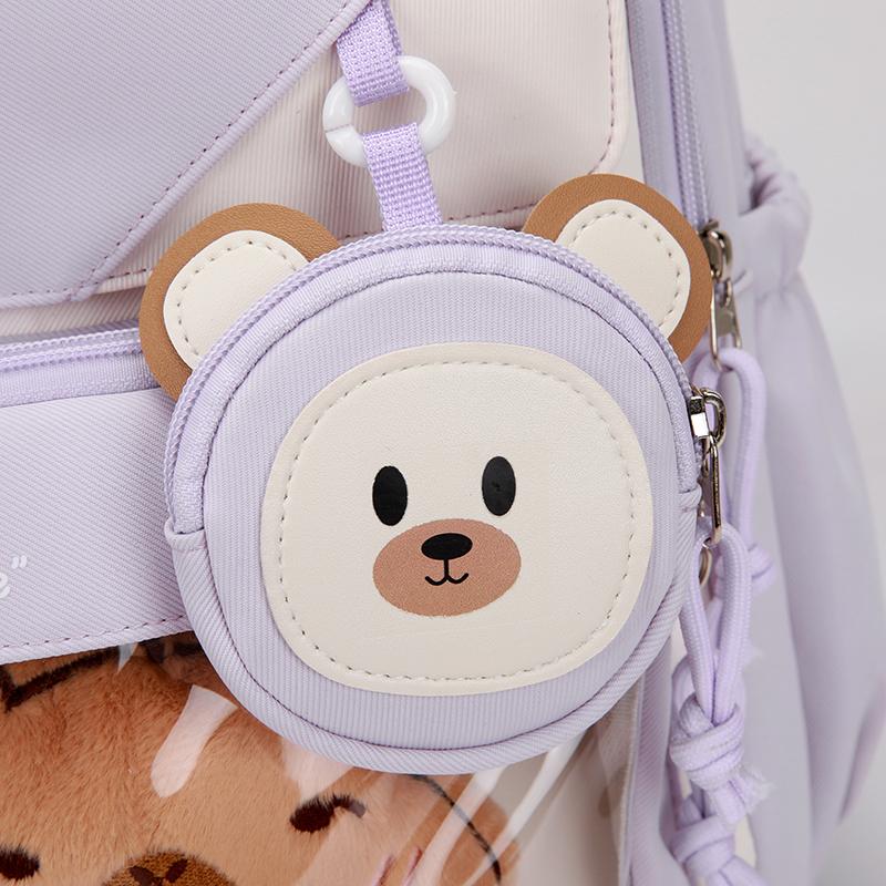 Grade 3-5-6 Student Schoolbag Women's Large Capacity Backpack Cartoon Printed Backpack