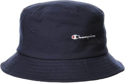 Champion Bucket Hat with Script Logo, Navy, Size 58cm, Unisex Cotton Hat, Model 587-006A