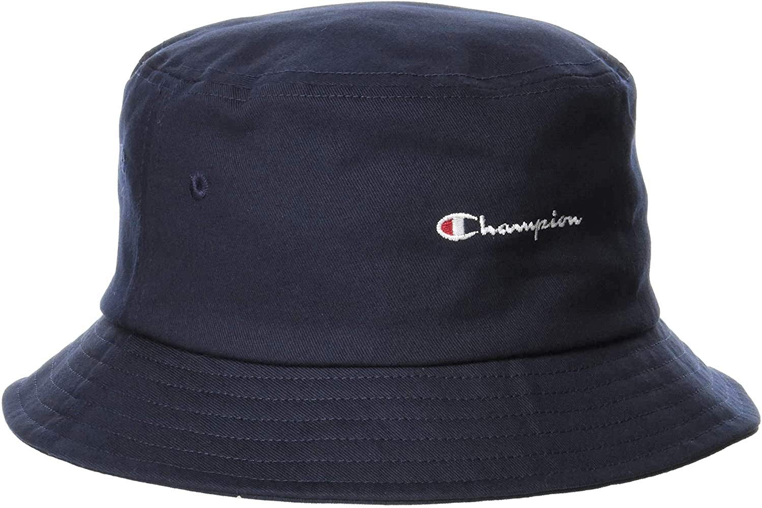 Champion Bucket Hat with Script Logo, Navy, 58.0 cm, 587-006A