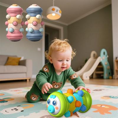 Baby Krabbelroller Spielzeug Kleinkind Aktivität Bauchlage Roller Montessori Pädagogische Entwicklung Sensorische Kletterspielzeuge für Kinder Geschenke