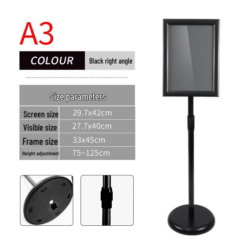 Stainless Steel Vertical Display Sign Holder