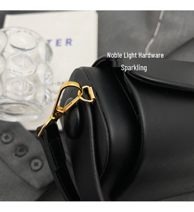 Korean Trendy High-End Women's Spring/Summer 2024 Textured Square Crossbody Bag