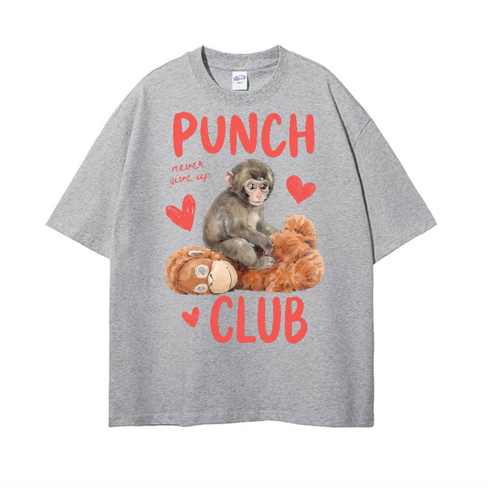 Punch Club Viral Baby Monkey T Shirt Men Women Clothing Summer Vintage Classic ONeck Tshirts Streetwear Short Sleeve Tee Shirt
