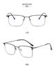 Non-magnetic titanium alloy glasses frame anti-blue light classic business half-frame men's optical mirror metal commuter optical mirror