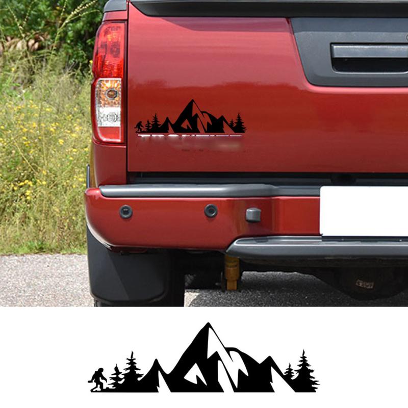 Car Stickers Pickup Whole Body Decals For Nissan Frontier VW Amarok Ford F150 Isuzu D Max Mountain Decor Cover Auto Accessories