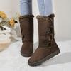 Schneestiefel Wade Damenstiefel Wolle Damen Warme Schuhe Winter