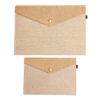 Home Imitation Linen Canvas Document Bag File Folders Folders Organizers File Envelopes File Bags