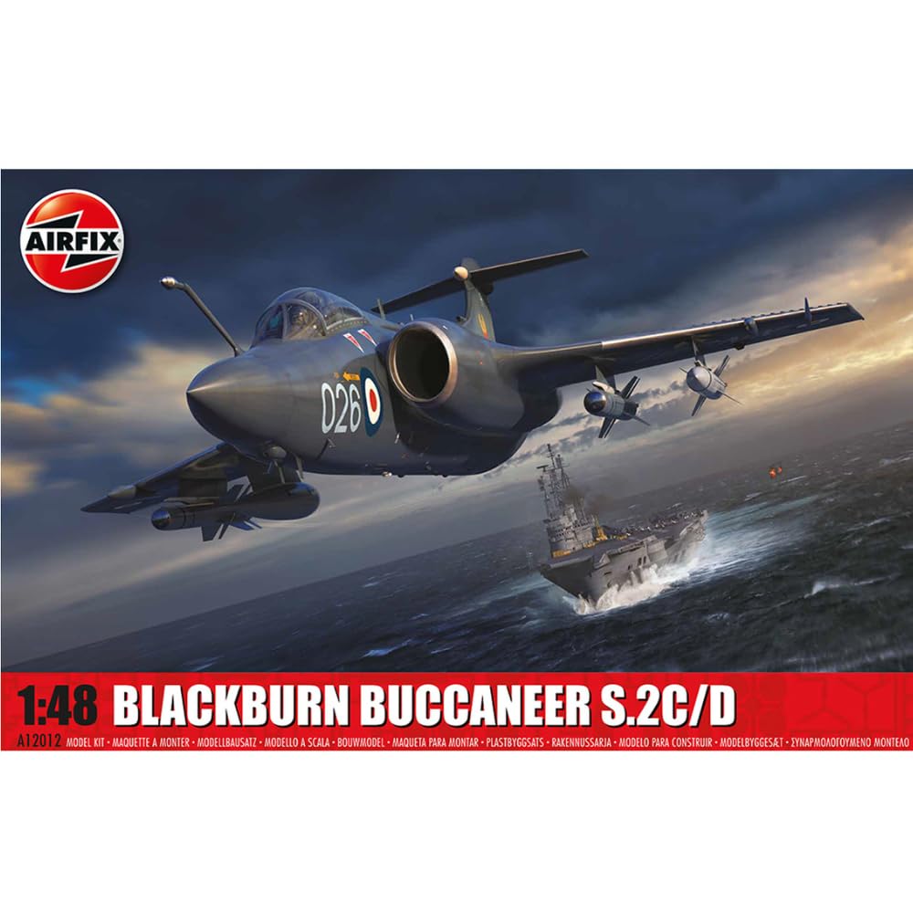 

Airfix Royal Air Force Blackburn Buccaneer Plastic Model X12012 1/48 S.2