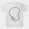 Men Black Print T-shirt Dignity Meme No-Cut Transfer Paper Print Cotton Tshirt