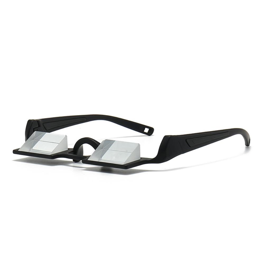 Refractive Climbing Clear Prism Glasses Hight Transparent Rectangle Sunglasses  Outdoor