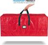 Storage Bag for 9 Ft Artificial Christmas Trees - Plastic, Waterproof - Strong Handles, Labeling Card Slot