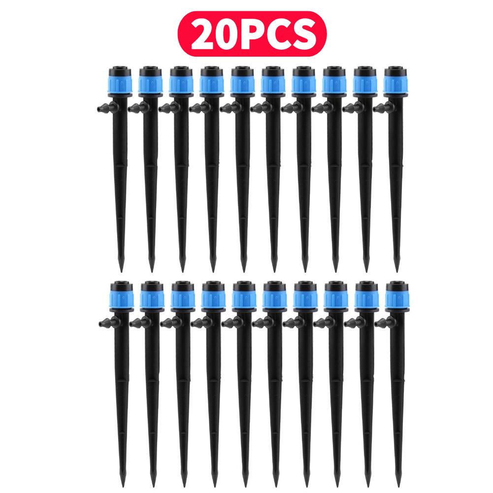 10-100Pcs Garden Micro Drip Irrigation Devices 360°Irrigating Nozzle Sprayer Sprinkler for 4/7"Hose Garden Plant Watering System