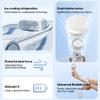 Neck Fan with Cold Compress Function 3-speed Wind Portable Personal Sports Fan for Home Outdoor Travel