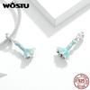 WOSTU Warm Fishtail Skirt Charm Fit Original Bracelets & Bangle 925 Sterling Silver CZ Fine Jewelry Make Gift